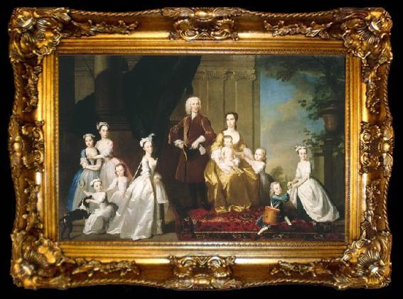 framed  Grace Hudson The Radcliffe Family, ta009-2
